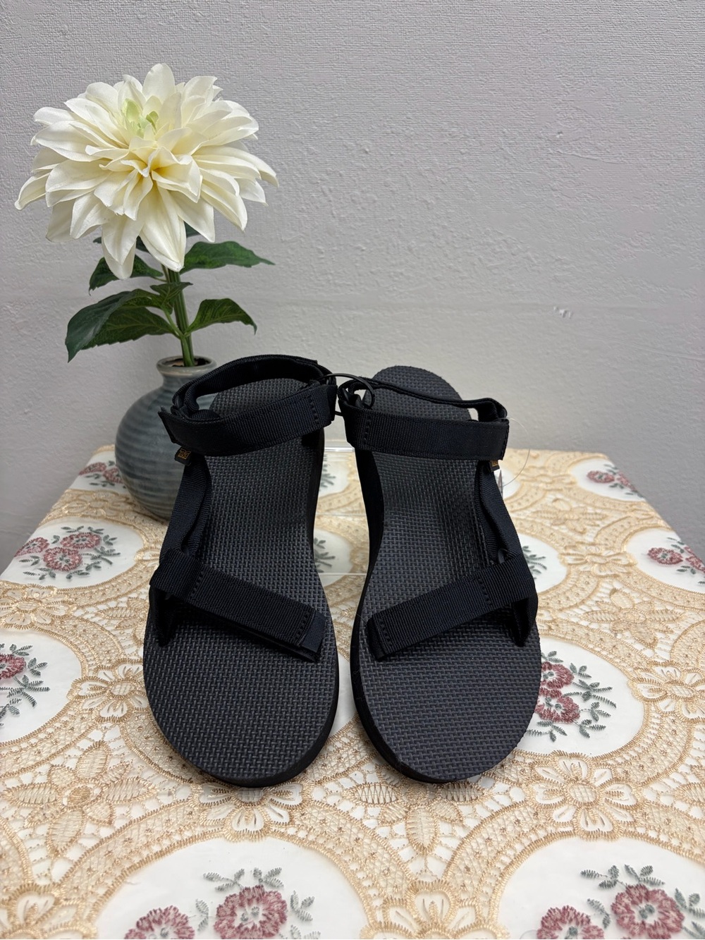 Classic Black Teva Original Universal Sandals